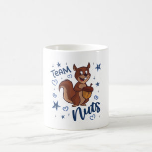 Team Nuts Gender Reveal Party Blue Boy Coffee Mug