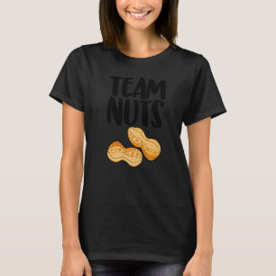 Team Nuts Gender Reveal Peanut Love T-Shirt