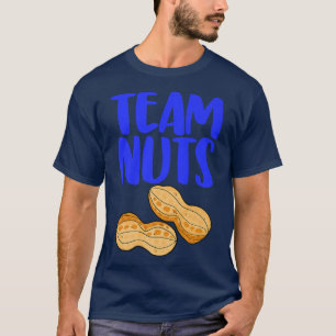 Team Nuts Peanut Funny Gender Reveal T-Shirt