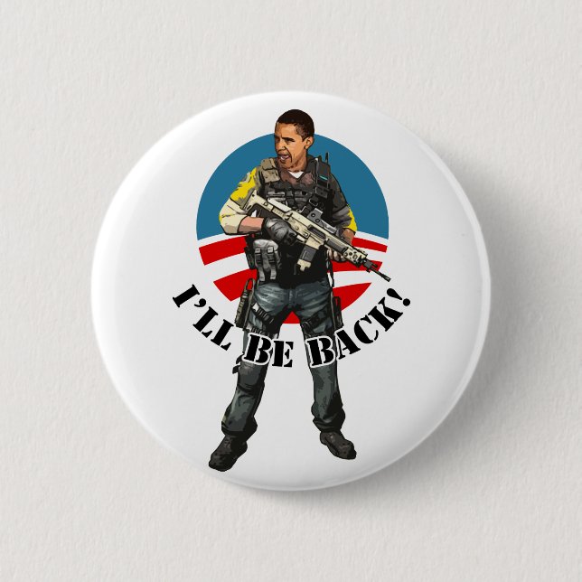 Team Obama 2012 6 Cm Round Badge (Front)