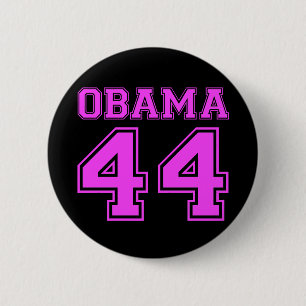 team obama 6 cm round badge
