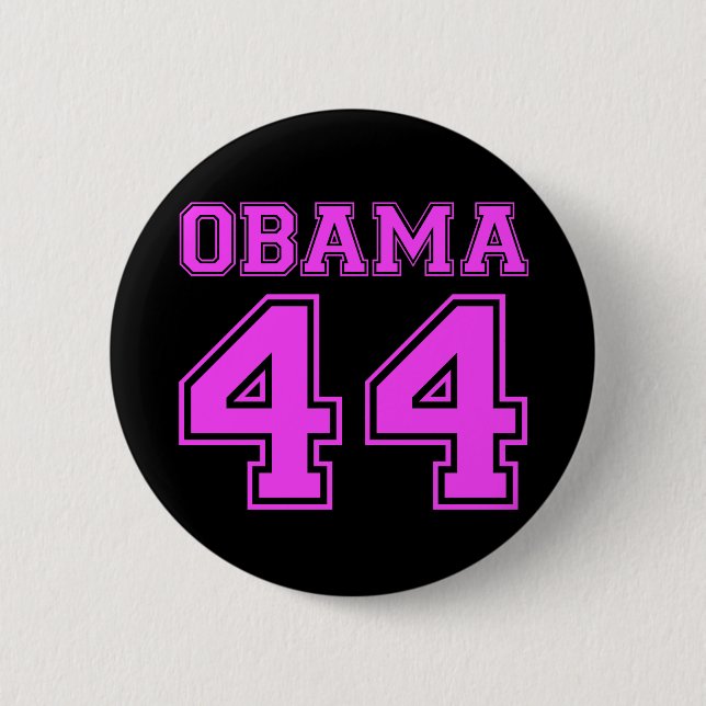 team obama 6 cm round badge (Front)