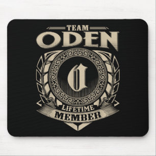 Team Oden Lifetime Member Funny Oden Family Name V Mouse Mat