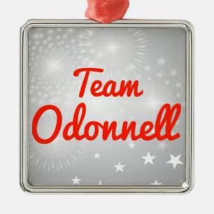 Team Odonnell Metal Tree Decoration