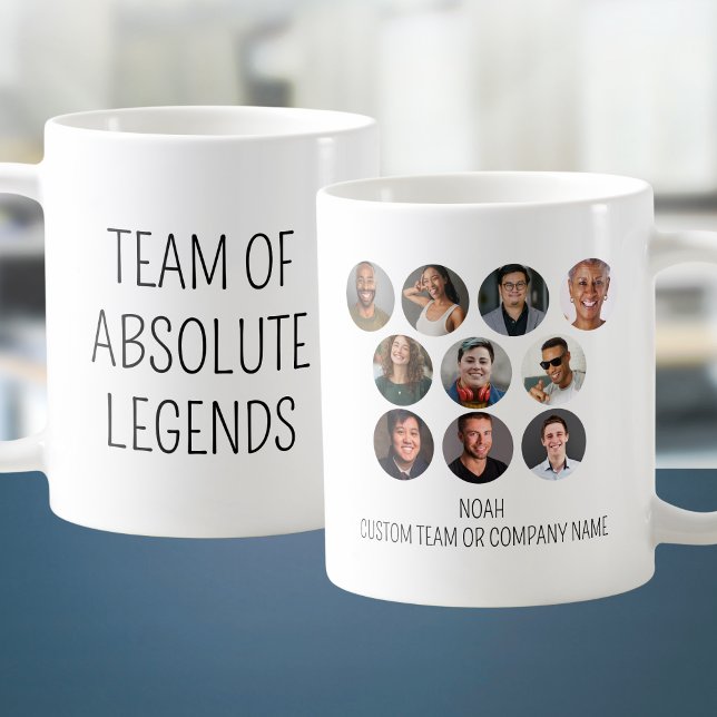 Team Of Absolute Legends 10 Photo Coworker Office Coffee Mug (Team Of Absolute Legends 10 Photo Coworker Office Coffee Mug
)
