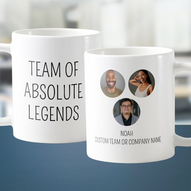 Team Of Absolute Legends 3 Photo Coworker Office Coffee Mug (Team Of Absolute Legends 3 Photo Coworker Office Coffee Mug
)