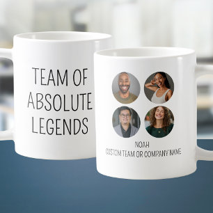 Team Of Absolute Legends 4 Photo Coworker Office Coffee Mug