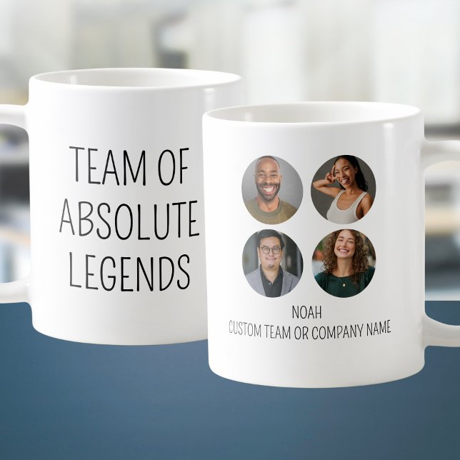 Team Of Absolute Legends 4 Photo Coworker Office Coffee Mug (Team Of Absolute Legends 4 Photo Coworker Office Coffee Mug
)