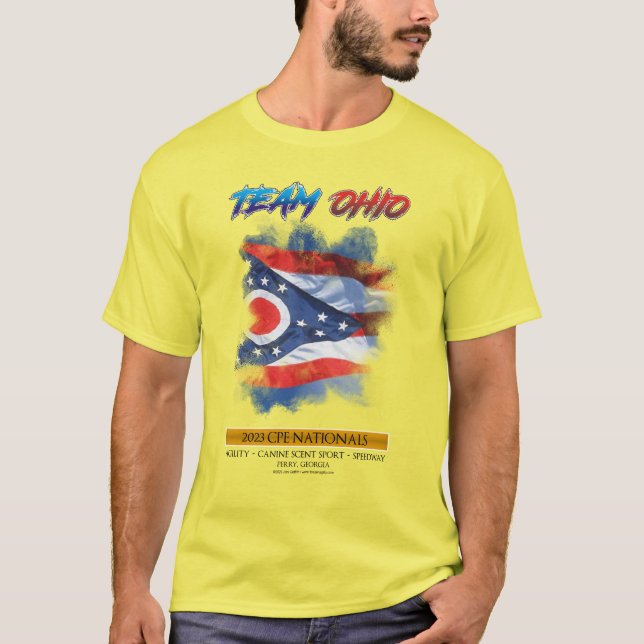 Team Ohio Shirt - for Medium/Pastel shirts (Front)