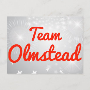 Team Olmstead Postcard