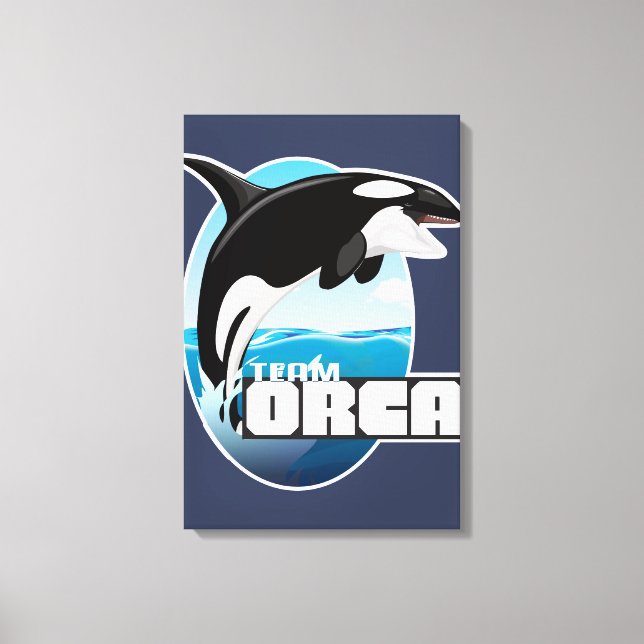Team Orca Canvas Print (Front)