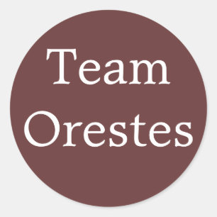 Team Orestes - Greek hero Classic Round Sticker