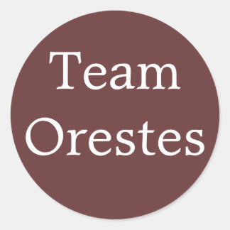 Team Orestes - Greek hero Classic Round Sticker