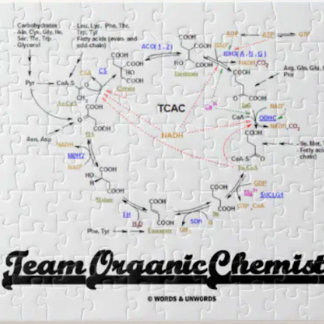 Team Organic Chemistry (Krebs Cycle TCAC) Jigsaw Puzzle