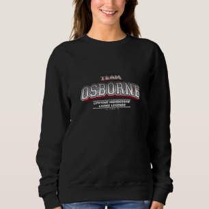 Team OSBORNE Family Surname Last Name Member Sweatshirt