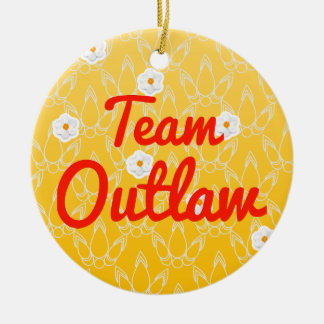 Team Outlaw Ceramic Tree Decoration