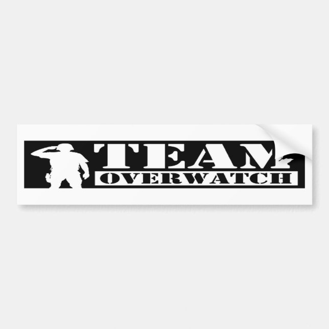 Team Overwatch Bumper Sticker (Front)