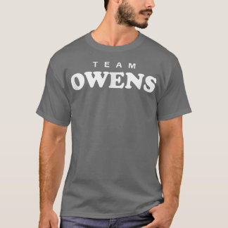 Team Owens Personalised Surname Bride Groom Family T-Shirt