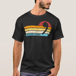 Team Oxford Comma Retro Sunset Team Oxford Comma T-Shirt