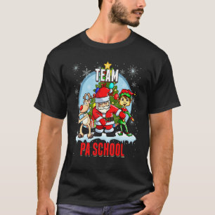 Team Pa School Santa Elf Reindeer Flossing Kids Ch T-Shirt