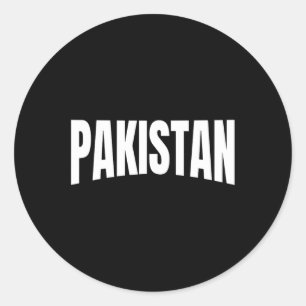Team Pakistan World Cricket Cup Fan Shirt Jersey Classic Round Sticker
