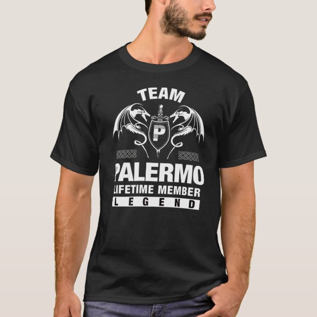 Team Palermo Lifetime Member T-Shirt (Front)