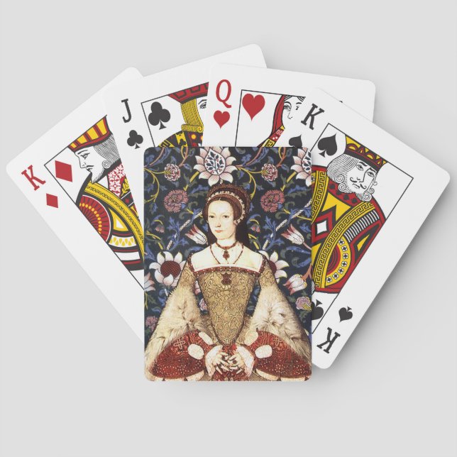 Team Parr - Queen Katherine Parr of England Playing Cards (Back)