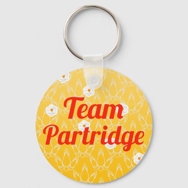 Team Partridge Key Ring (Front)