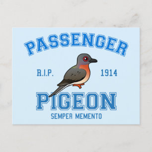 Team Passenger Pigeon Postcard