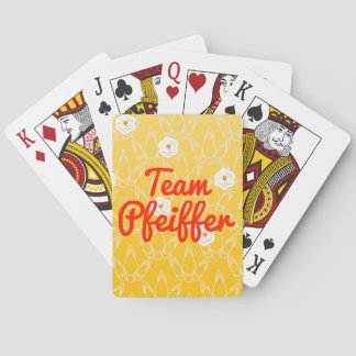Team Pfeiffer Playing Cards