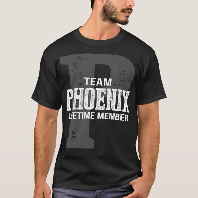 Team Phoenix Lifetime Member T-Shirt (Front)
