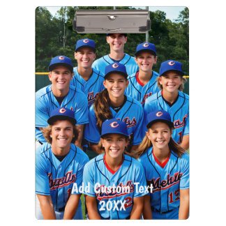 team photo coach Family photo personalised  Clipboard