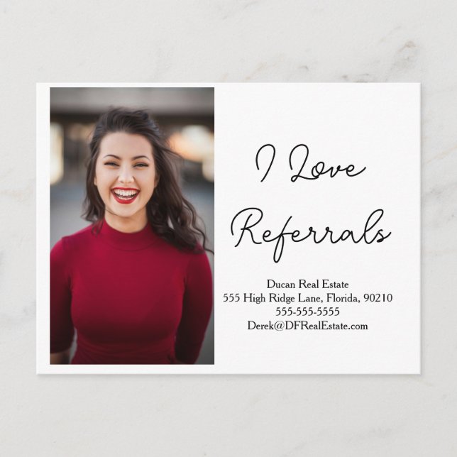 team photo referral real estate marketing sell po postcard (Front)