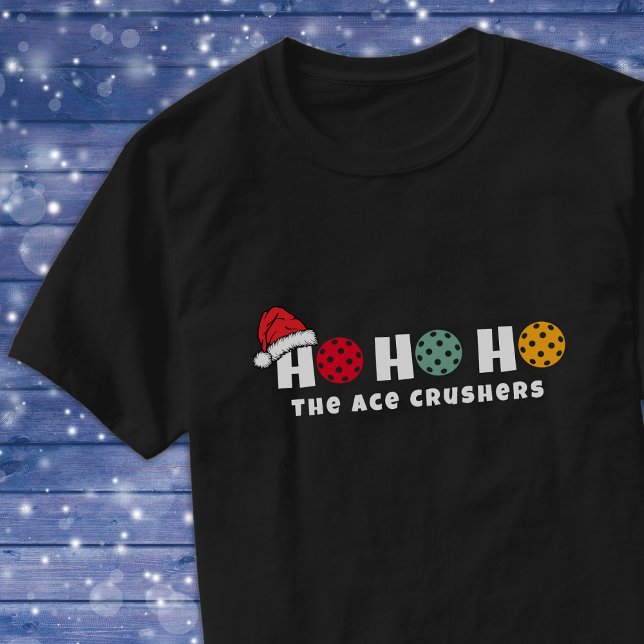 Team Pickleball Ho Ho Ho Christmas T-Shirt (Creator Uploaded)