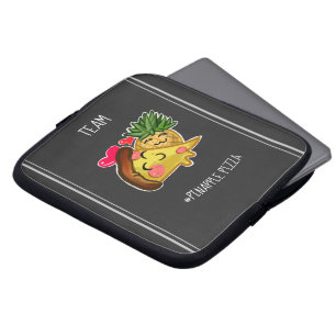 Team Pinapple Pizza Laptop Sleeve