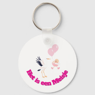 Team Pink - Gender Reveal Design Key Ring