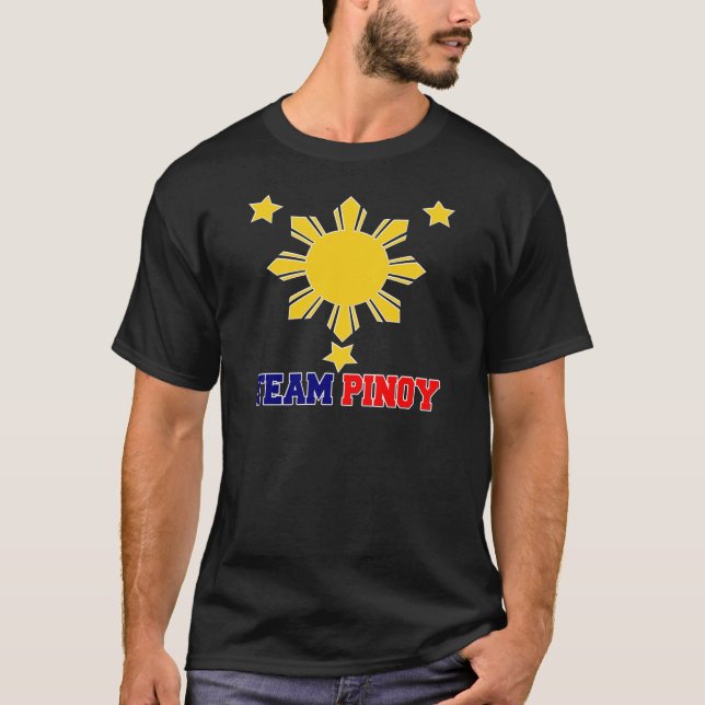 Team Pinoy 3 stars and a Sun T-Shirt (Front)