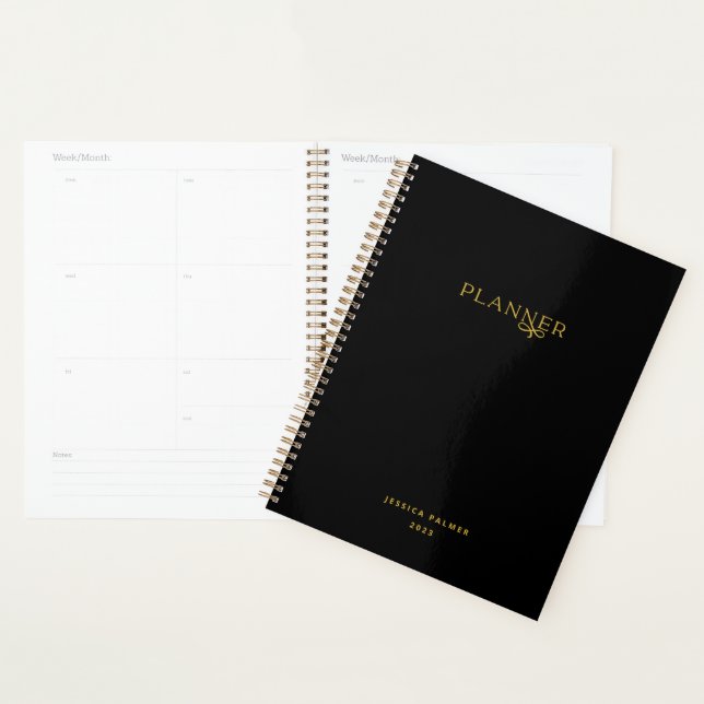 Team Planner Custom Black Professional Organiser (Display)