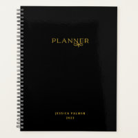Team Planner Custom Black Professional Organiser