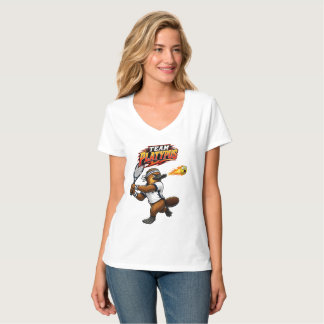 Team Platypus Tennis Socks T-Shirt