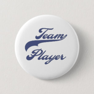 Team Player 6 Cm Round Badge