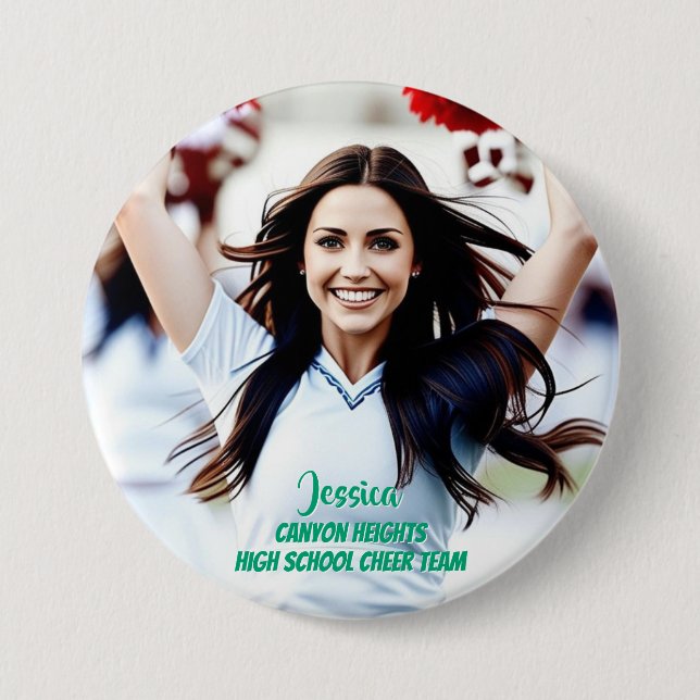 Team Player Custom Photo Button (Front)