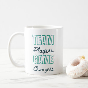 Team Player Motivational Quote Business Gift Coffee Mug