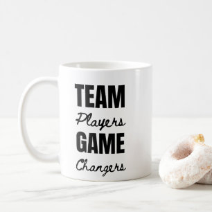 Team Players Inspirational Quote Business Gift Coffee Mug