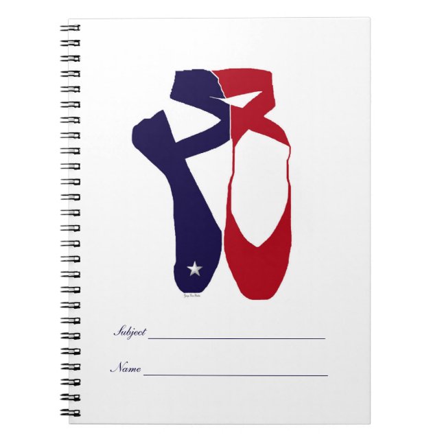 Team Pointe Ballet Americana Notebook (Front)