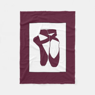 Team Pointe Ballet Amethyst Fleece Blanket