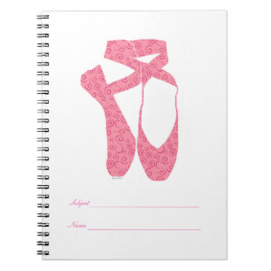Team Pointe Ballet Candy Curls Notebook