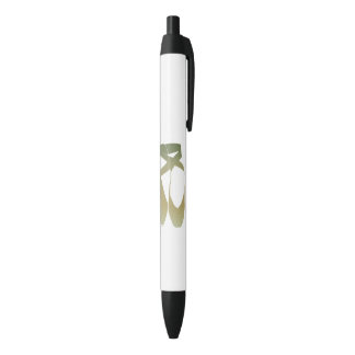 Team Pointe Ballet Desert Black Ink Pen