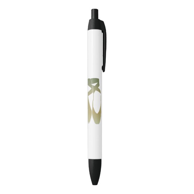 Team Pointe Ballet Desert Black Ink Pen (Bottom (Vertical))
