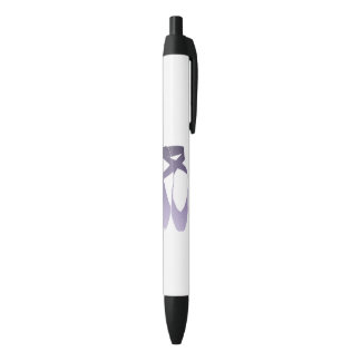Team Pointe Ballet Lavender Black Ink Pen